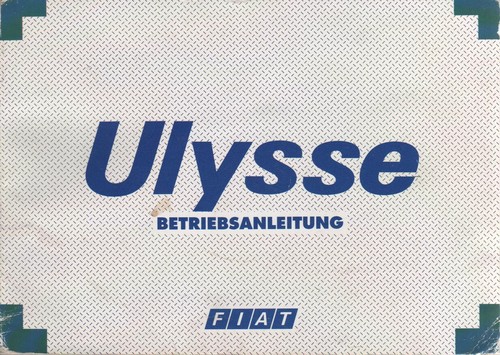 Fiat ulysse tipo 220 - 1, manuale