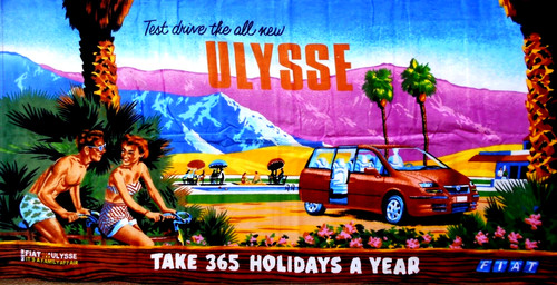 Fiat ulysse beach towel - ulysse,