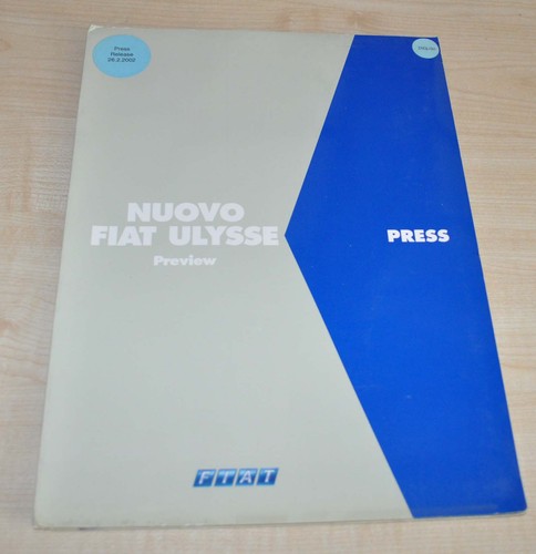 Fiat ulysse press folder - fiat,