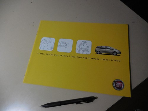 Fiat ulysse depliant italiano - fiat,
